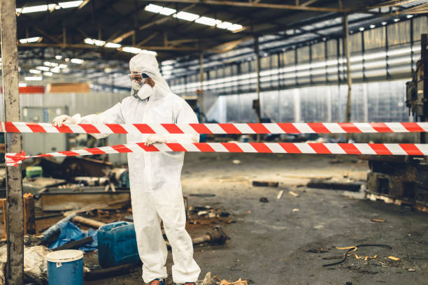 Professional Hoarding Cleanup technician working in Township Of Washington, NJ